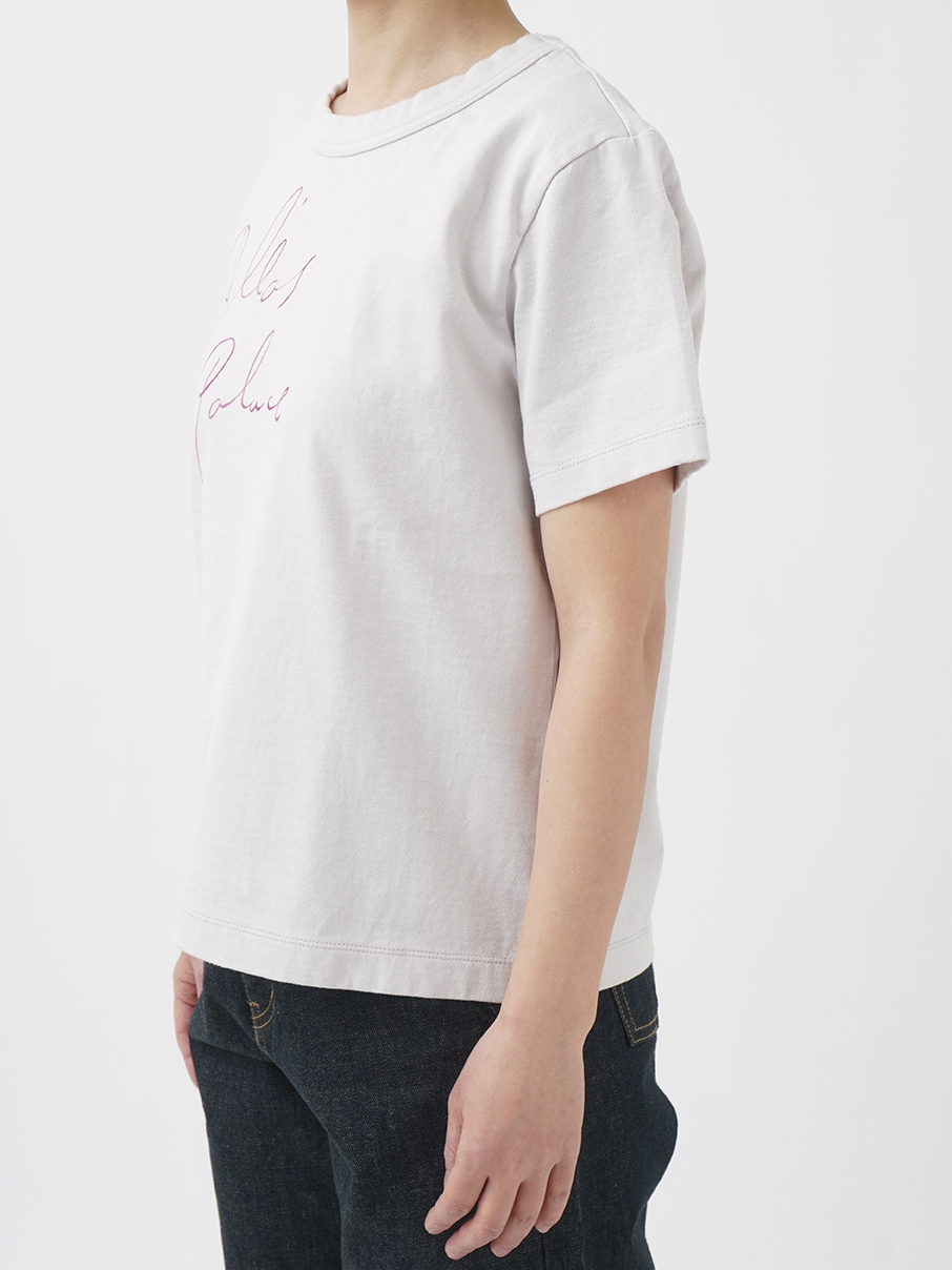 30／／天竺 ロゴプリントTシャツ