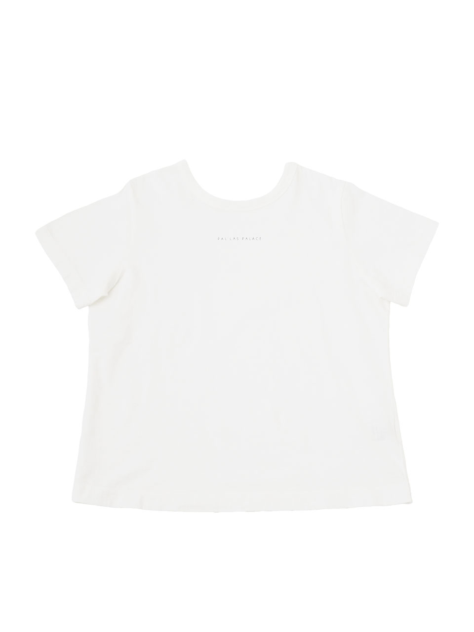 ３０／－ナチュラルソフト天竺　ロゴプリントＴシャツ