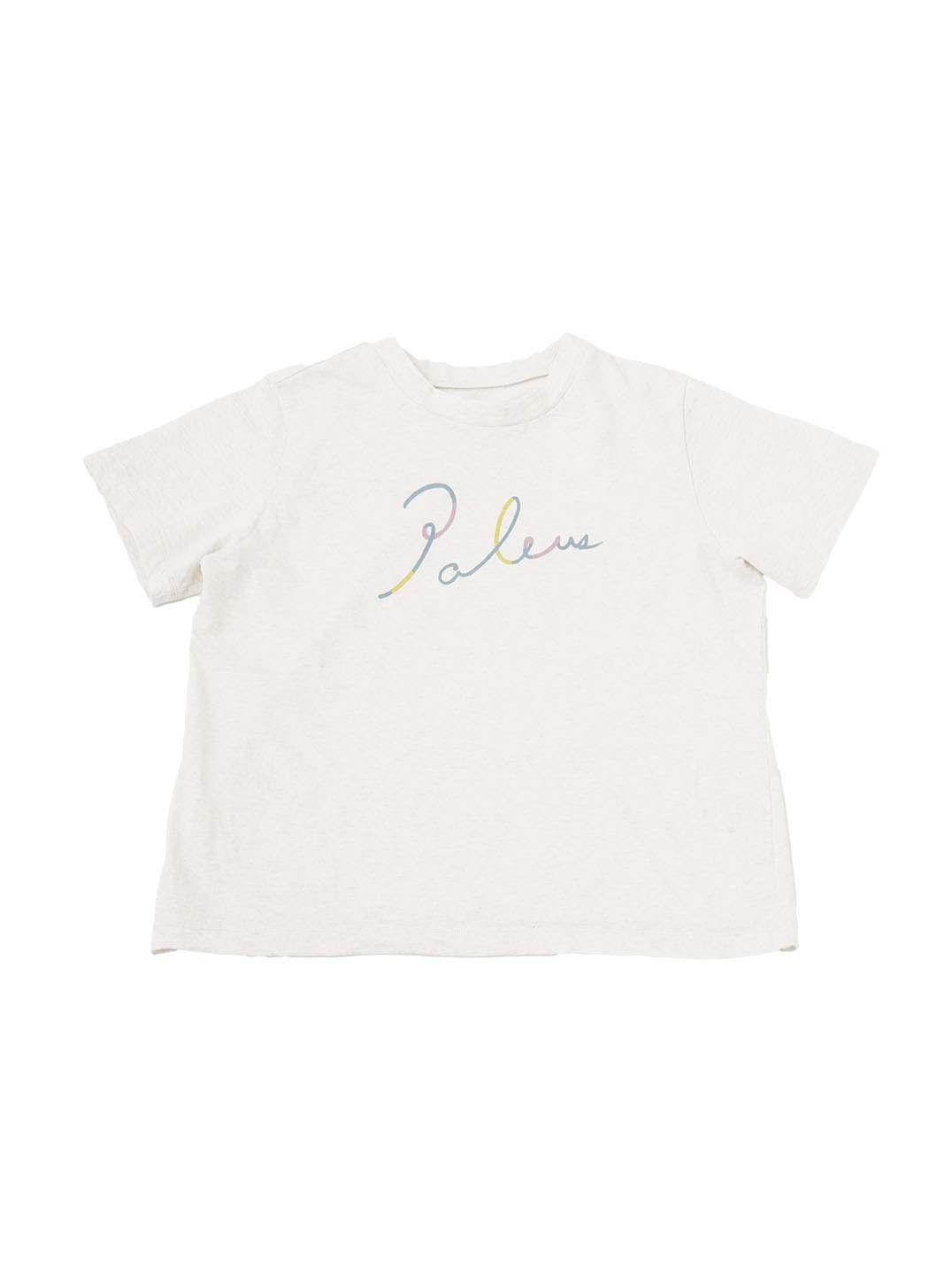 ２５／－ラフィトップ天竺　いろどりロゴプリントＴシャツ