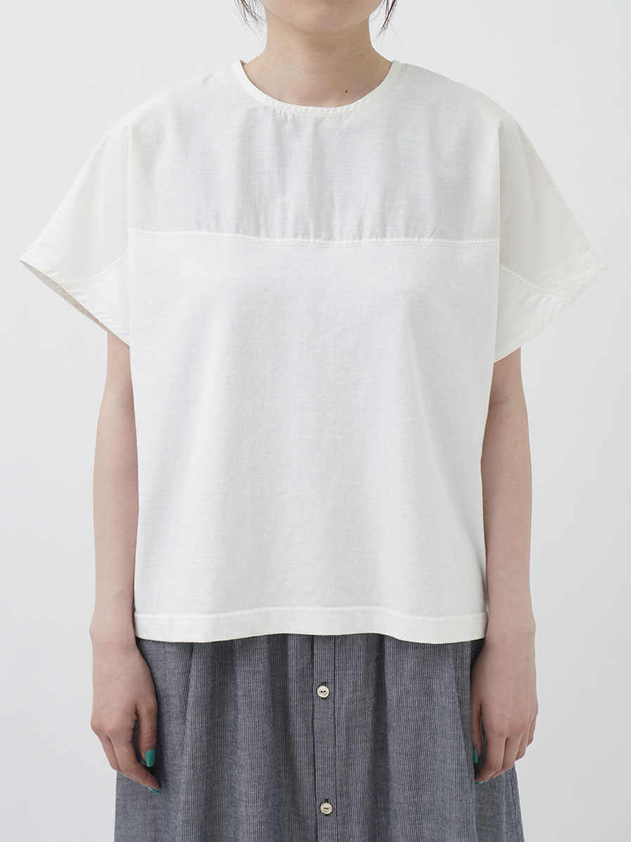 13．5／－天竺 コンビフットボールTシャツ