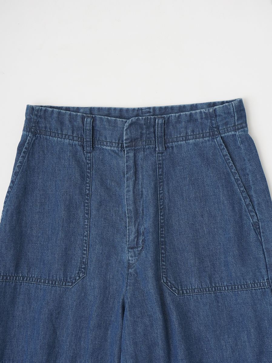 20／－ムラ糸ダンガリー ペインターカーブパンツ