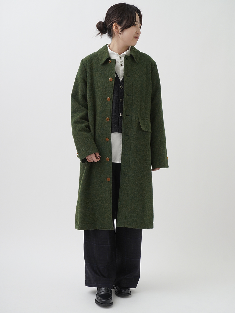 ソフトローモンド ステン襟コート