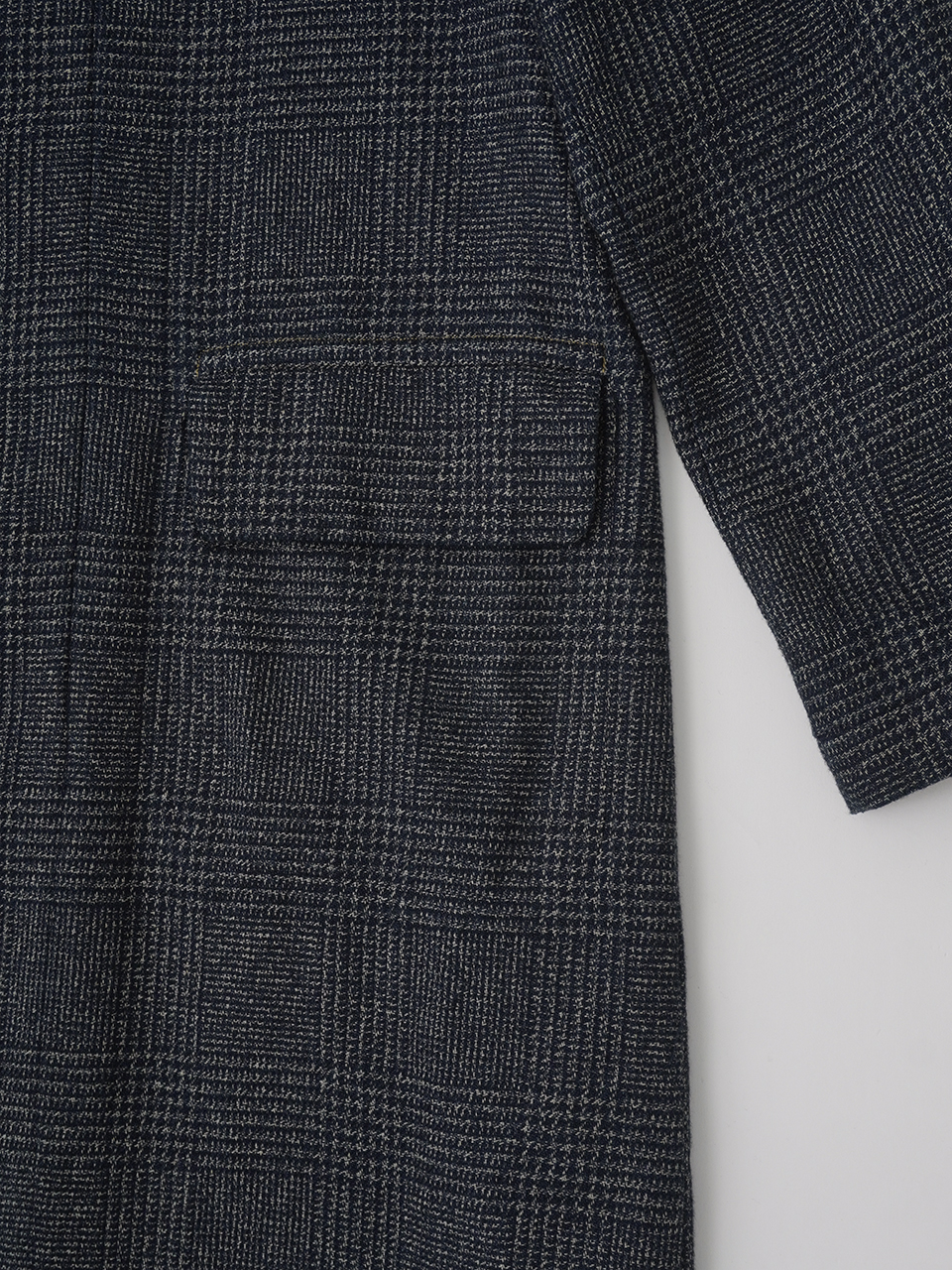 【美品】45R〈日本製〉R刺繍　インディゴ裏地　ワイド幅ウールメルトンコート3 7013906.jpg