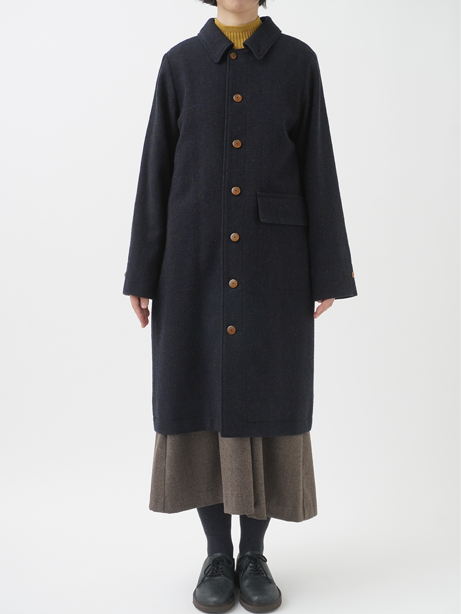 ソフトローモンド ステン襟コート