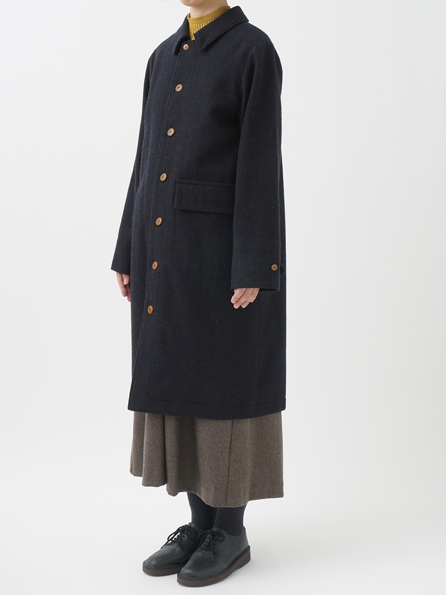 ソフトローモンド ステン襟コート