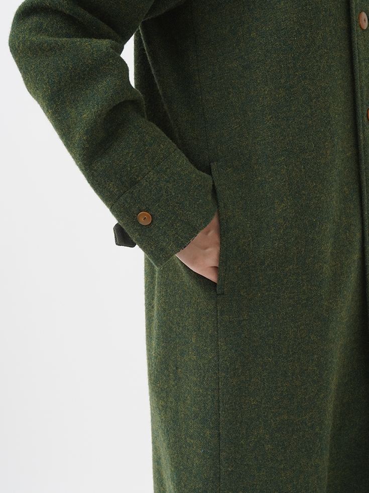 ソフトローモンド ステン襟コート