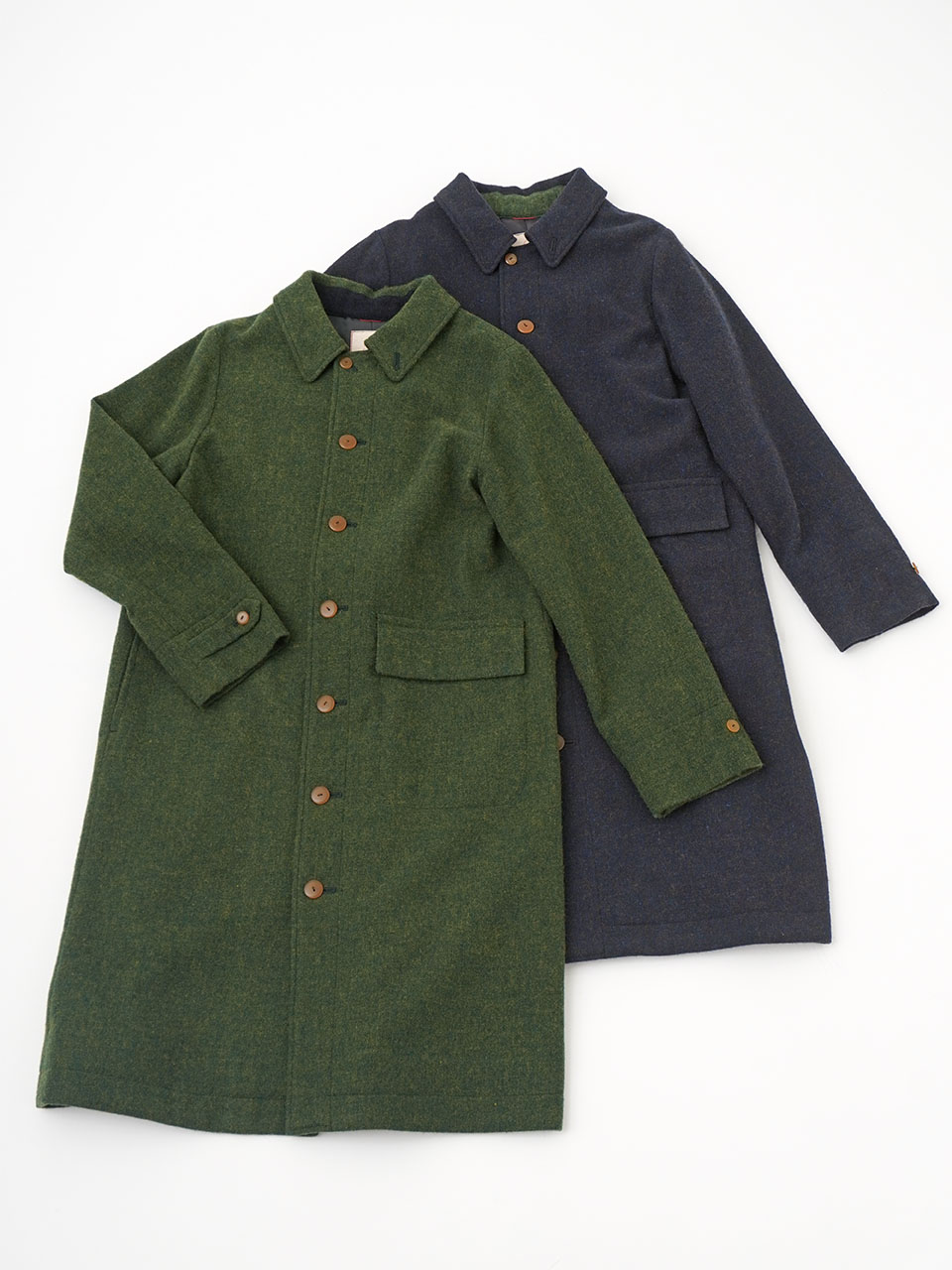 ソフトローモンド ステン襟コート