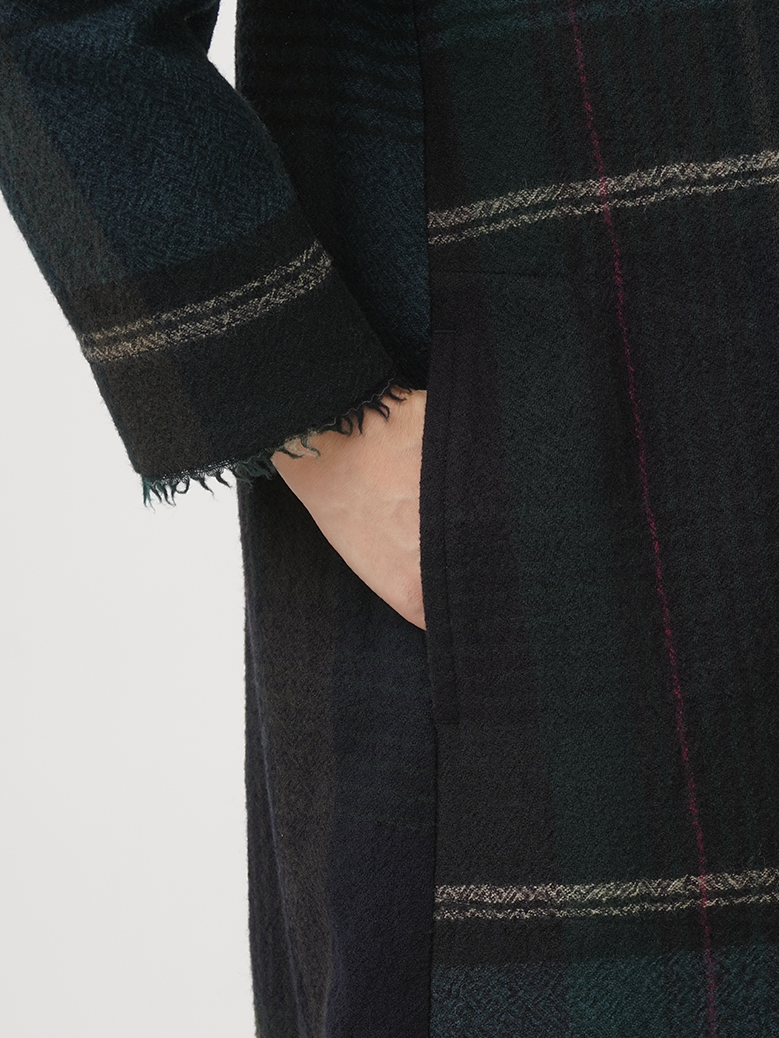 ppp 　60´s ST.CLEMENT ウール チェック コート ppp 60´s ST.CLEMENT ウール チェック コート チェックウール
