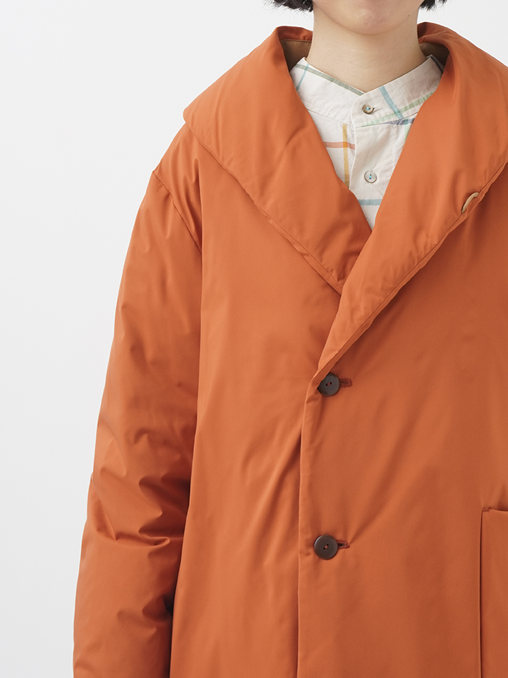 NONTOKYOオレンジ フード付きオーガンジーコート NONTOKYOオレンジ フード付きオーガンジーコート