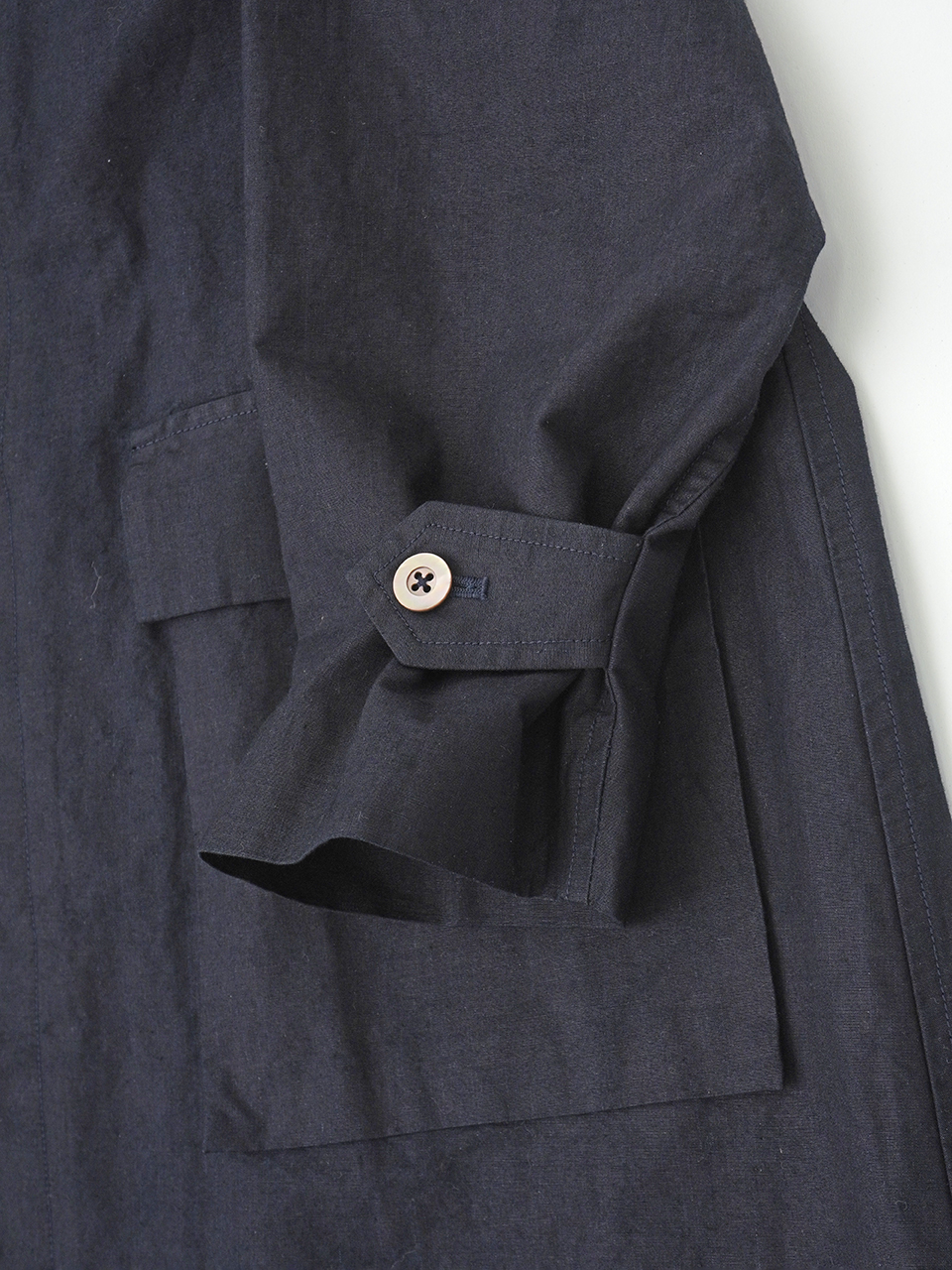 38．5／－×16／－インディゴウェザー バルマカーンコート