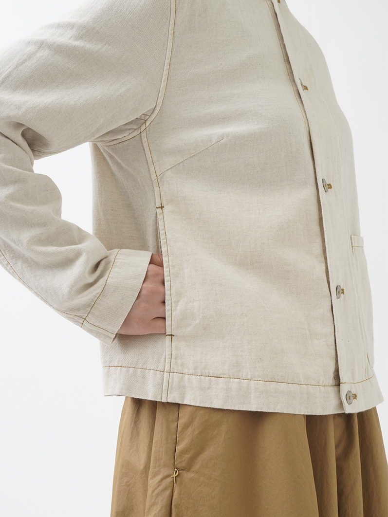 Bergfabel ベージュ カバーオール T/C COVERALL JACKET BEIGE T/Cカバーオール ジャケット