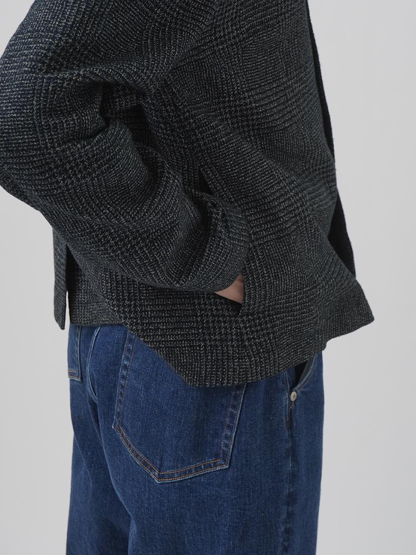 極美品 パラスパレス 撚り杢インディゴコットンツィードベスト FV25332C FV25332C007.jpg?t=20250822100754