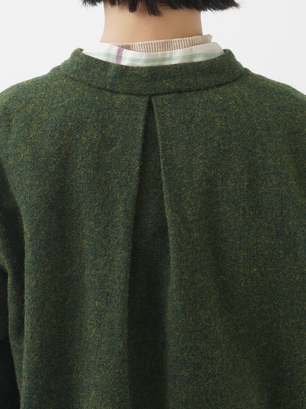 ソフトローモンド スタンド襟ジャケット