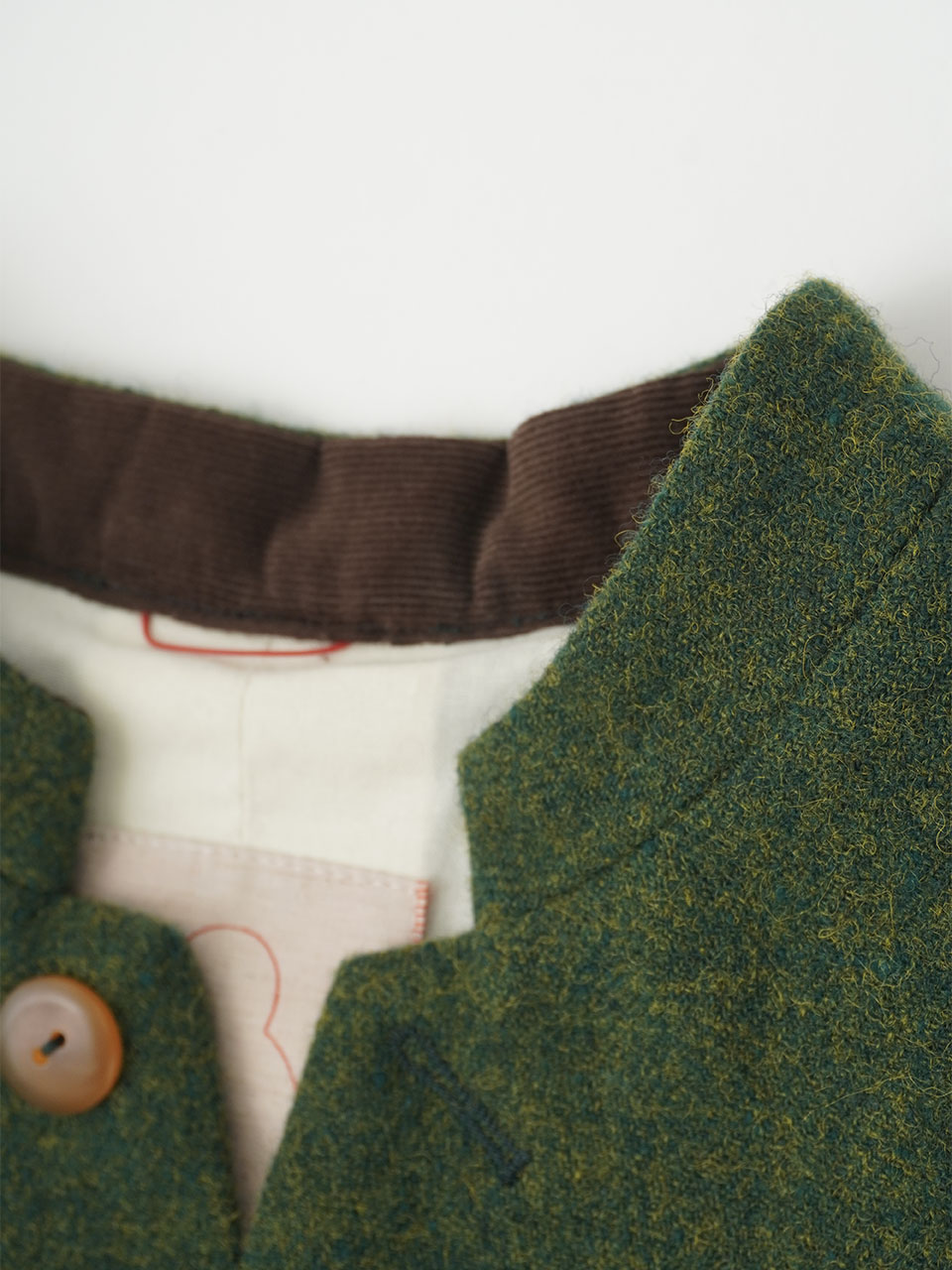 ソフトローモンド スタンド襟ジャケット