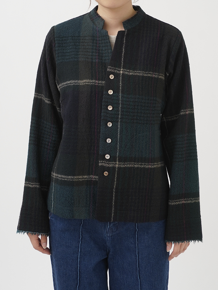 【90s❗️】Bush Classics ウールジャケット L シャドー チェック llbean シャドーチェック ウールジャケット - メルカリ