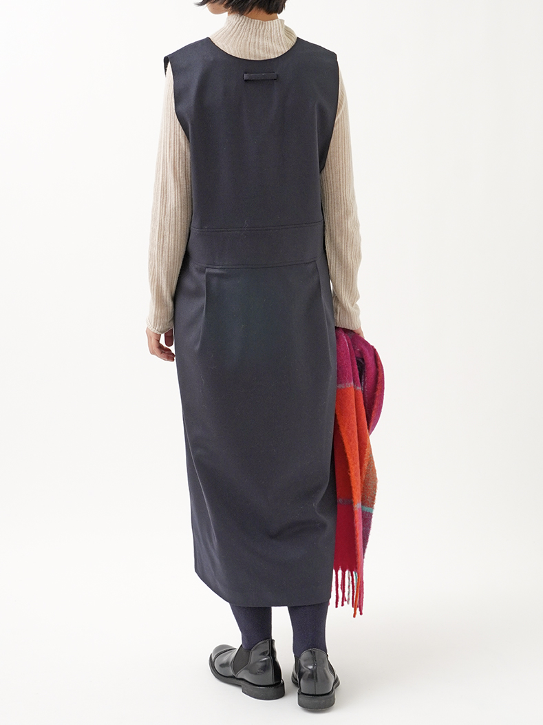 ブラミンク　38　　ジャンパースカート　ウール ウールライクストレッチ ジャンパースカート / ICB L | ファッション