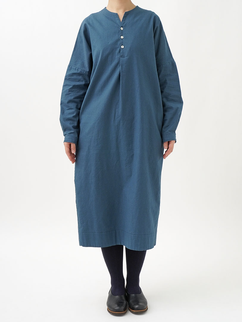 30sビエラ ドルマン袖ワンピース