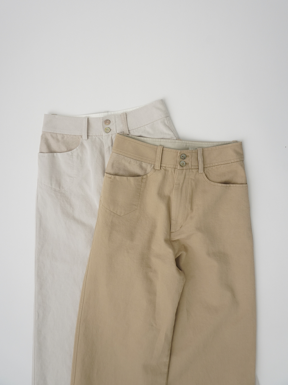 ラフィリネンチノワイドパンツ