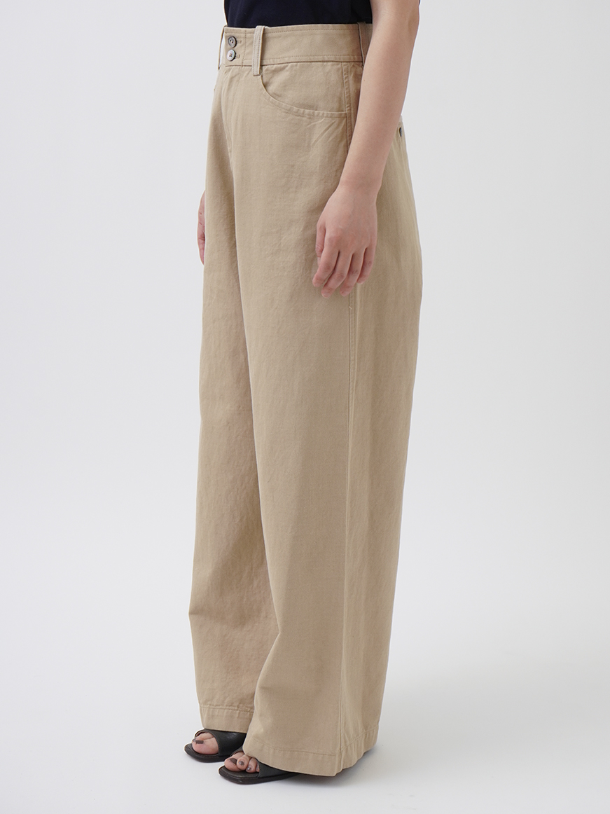 【新品タグ付】パラスパレス☆ラフィバックチノストレートパンツ 美品 2024SS パラスパレス ラフィバックチノストレートパンツ 2 日本製