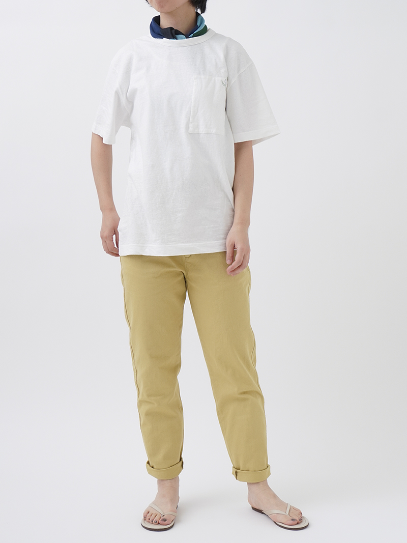 今季パラスパレス ラフィ爽チノ製品染クロップドテーパードパンツ 33000円 2 ラフィ爽チノ 製品染クロップドテーパードパンツ