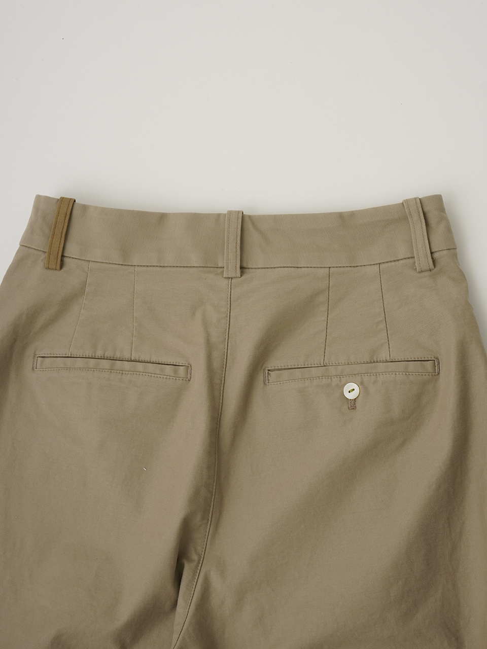 モールスキンストレッチ ワイドパンツ