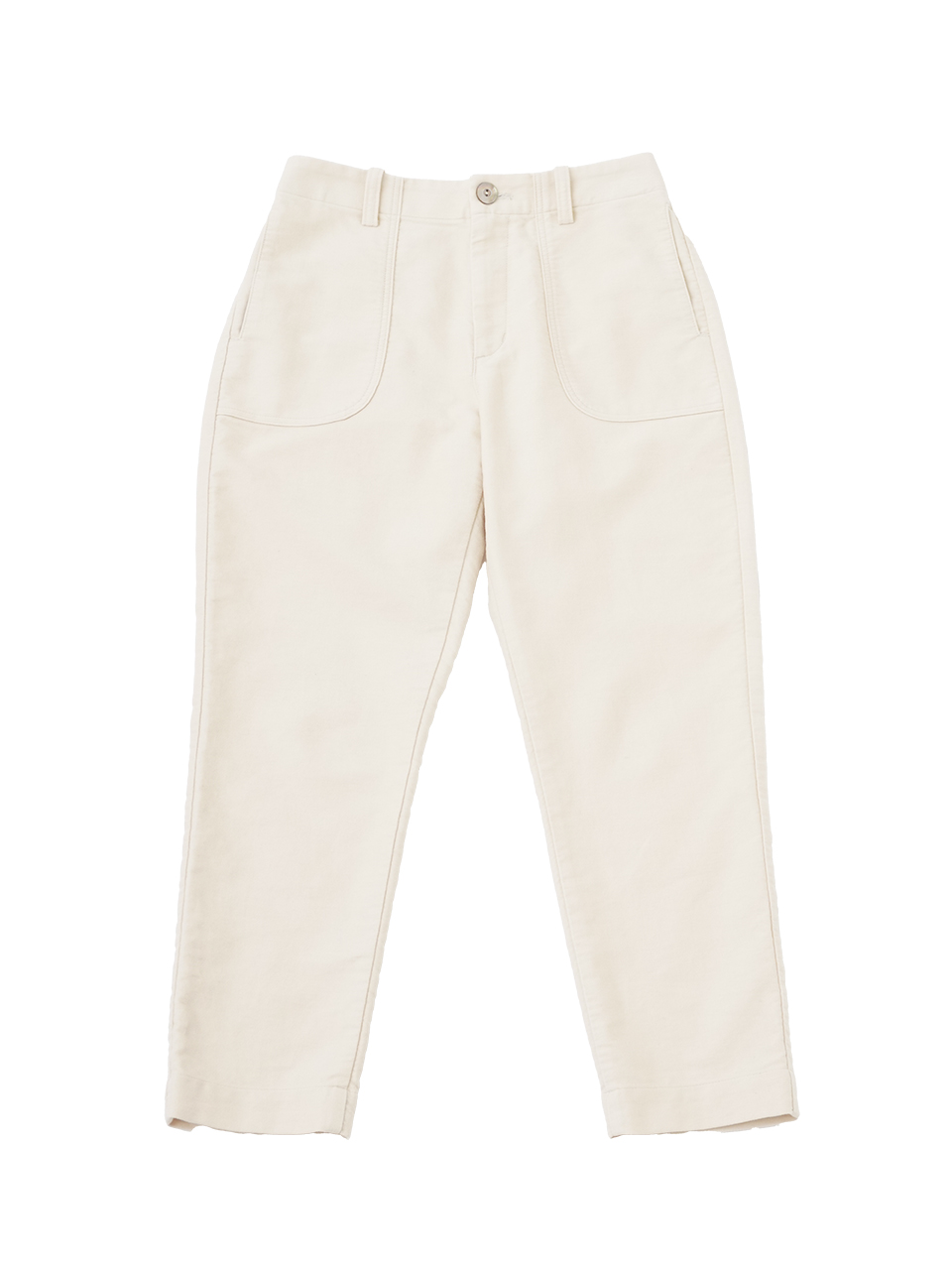 しなやかスエード　ラウンドポケットパンツ