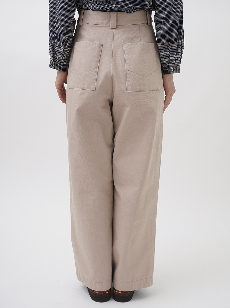 フレンチドリル ワイドカーブパンツ