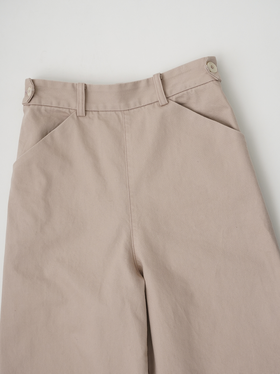 フレンチドリル ワイドカーブパンツ