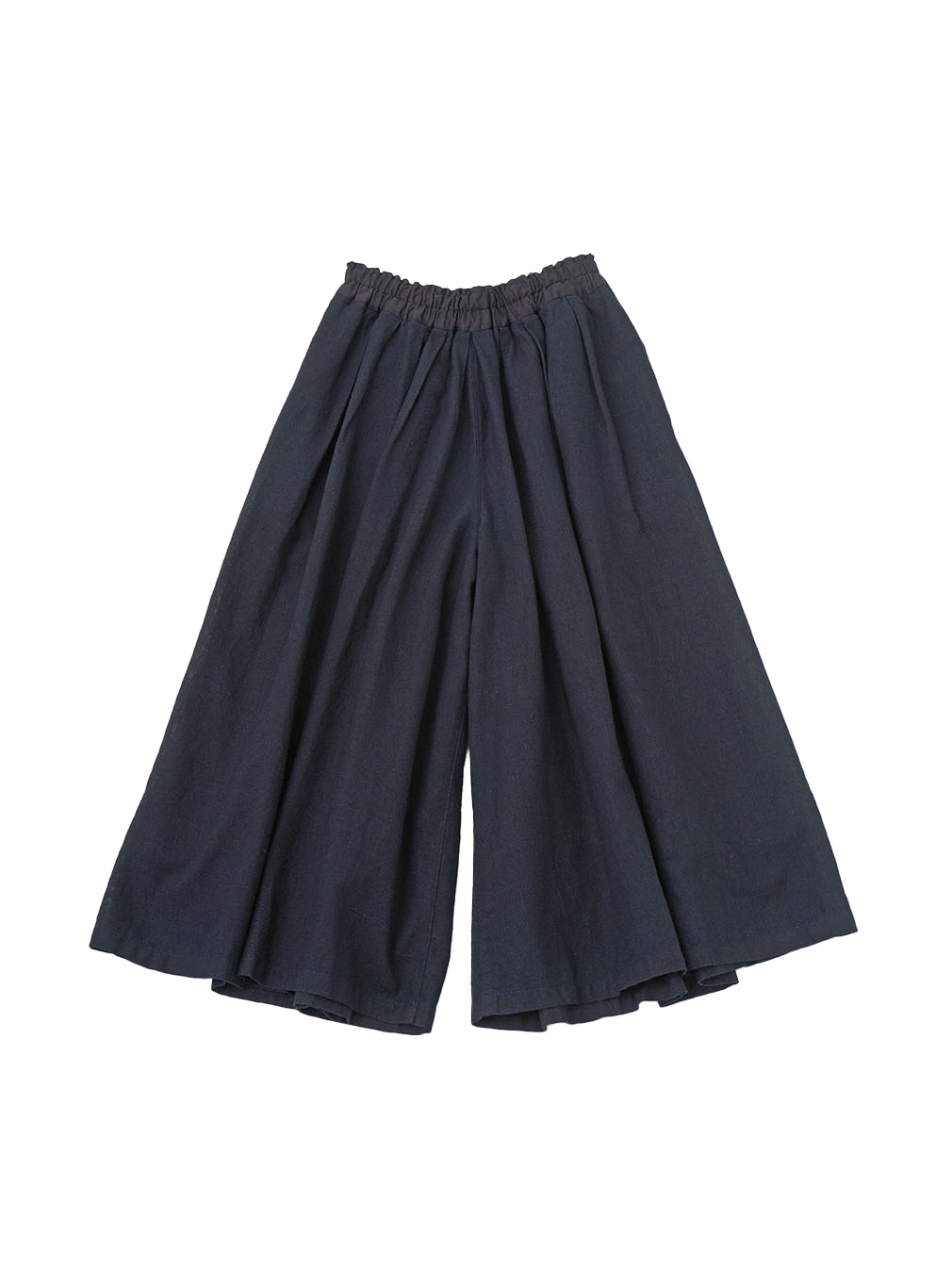 16－／インディゴガーゼタックギャザーパンツ