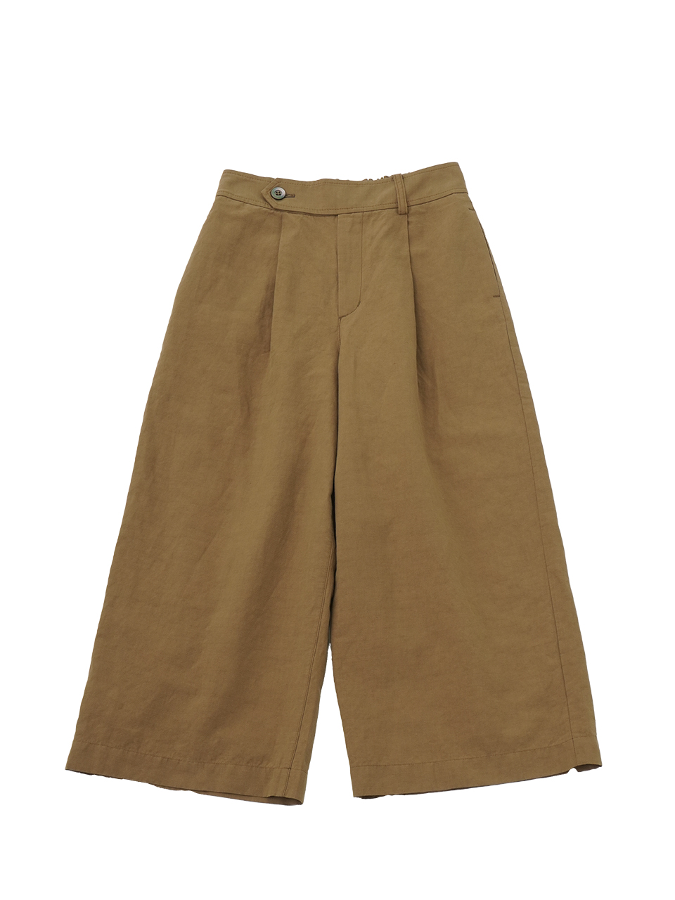 エジプトコットン×リネンツイル　タックパンツ