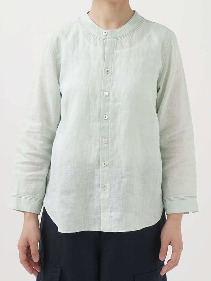 パラスパレス 麻100% ベージュ長袖シャツ パラスパレス ラー 長袖シャツ べージュ系 麻100% sizeМ - メルカリ