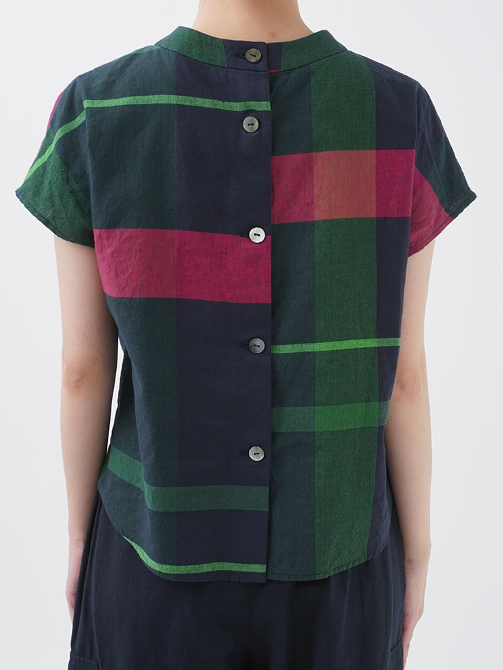 ZAFUL◆コットン＆リネン◆半袖◆シャツ[送料込] メンズ ショートスリーブコットンガーゼシャツ ZCHAI90 - AIGLE