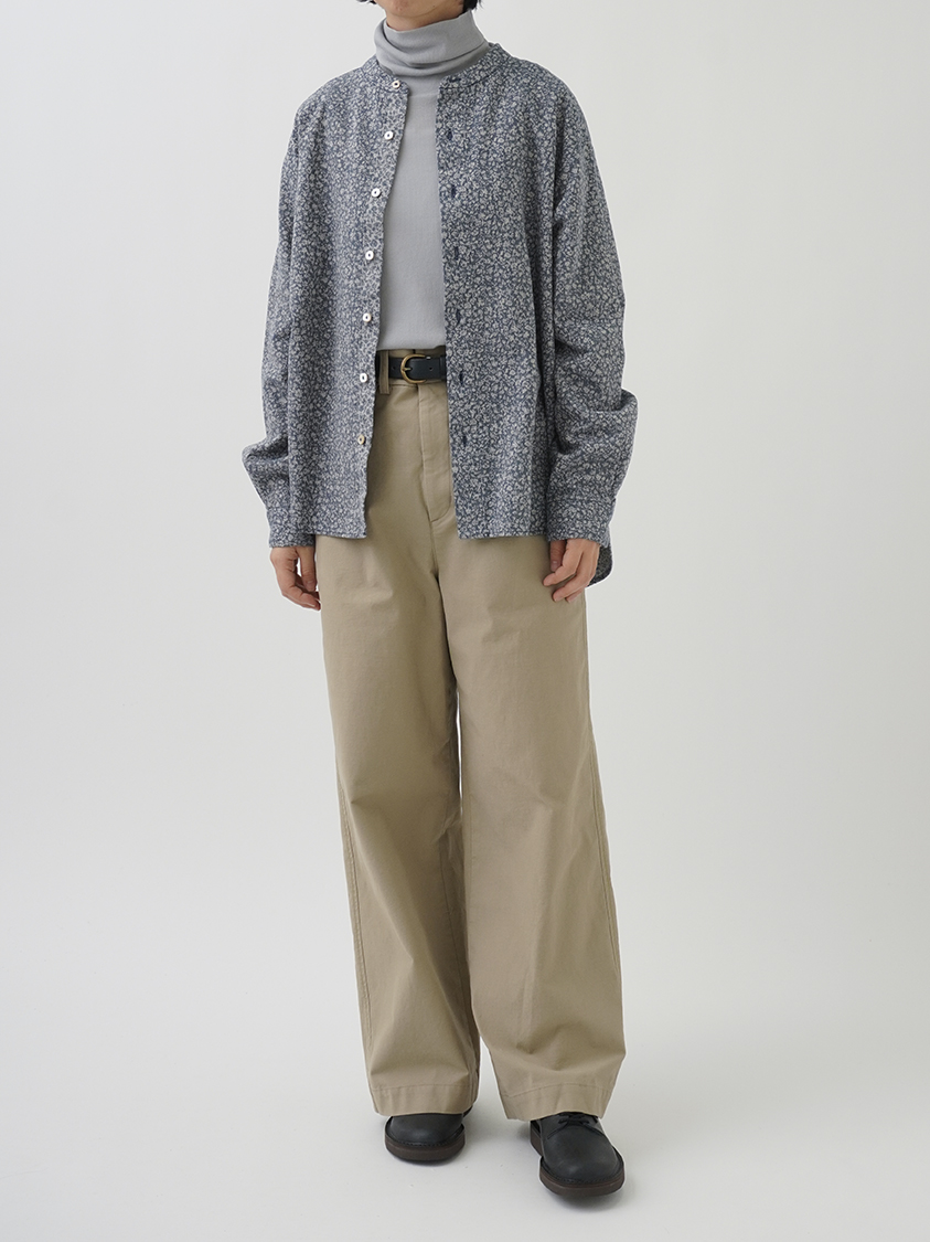 Savoir 花柄 長袖シャツ 12号 美品】Savoir 花柄 長袖シャツ - メルカリ