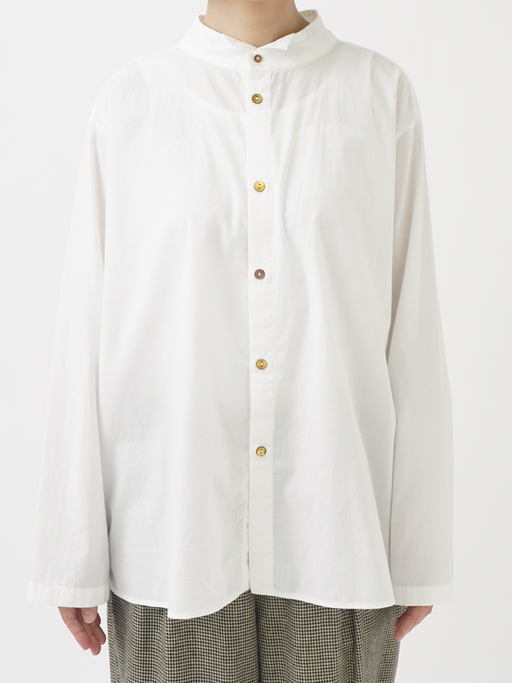 60sチューインローン スタンド襟シャツ