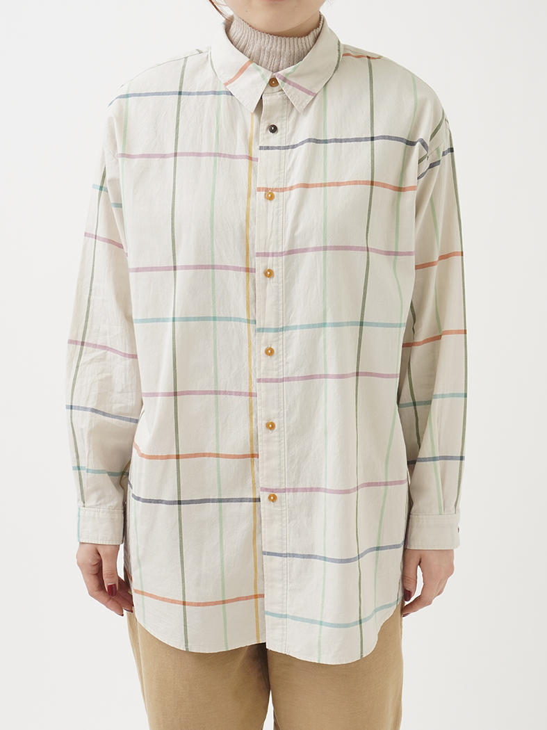 BLAMINK チェックレギュラーシャツ　36 BLAMINK(ブラミンク)｜チェックレギュラーシャツ/ライトブルー