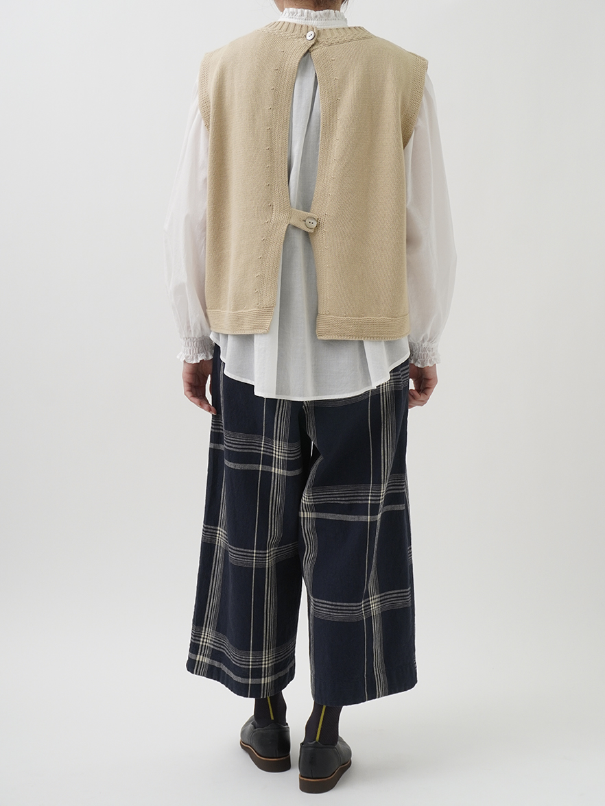 ８０／－ローンワッシャー　スモッキングシャツ ピンク 80／－ローンワッシャー スモッキングシャツ
