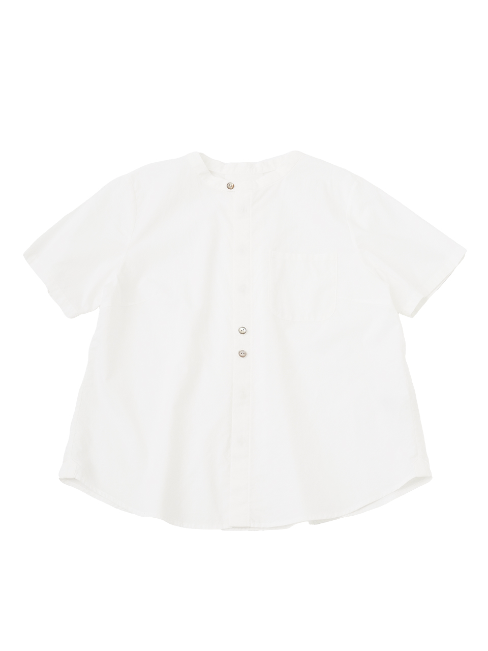 ６０ｓチューインローン　スタンド襟半袖シャツ