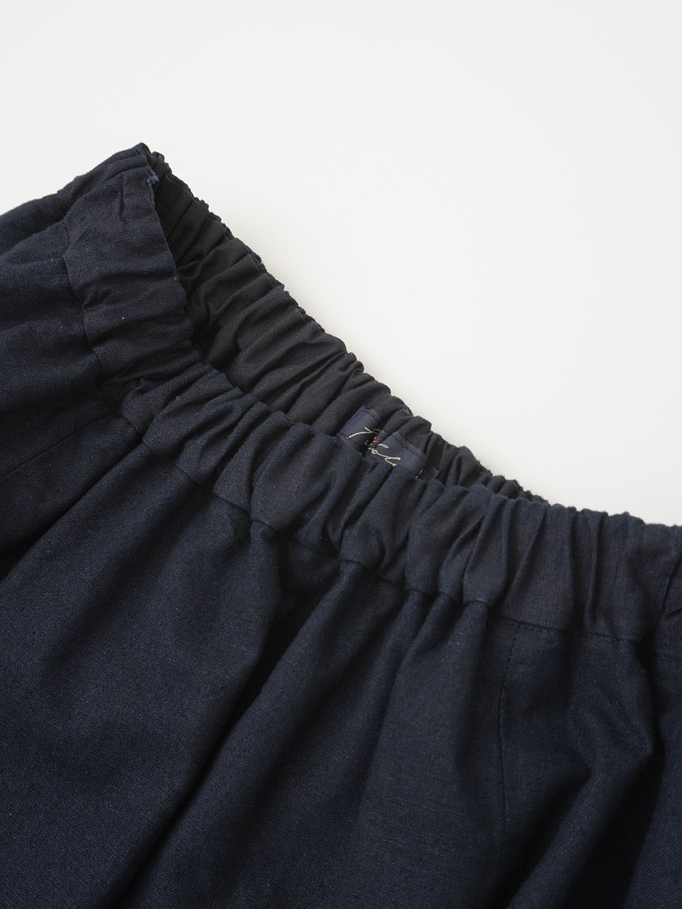 16／－インディゴ平織りバルーンスカート