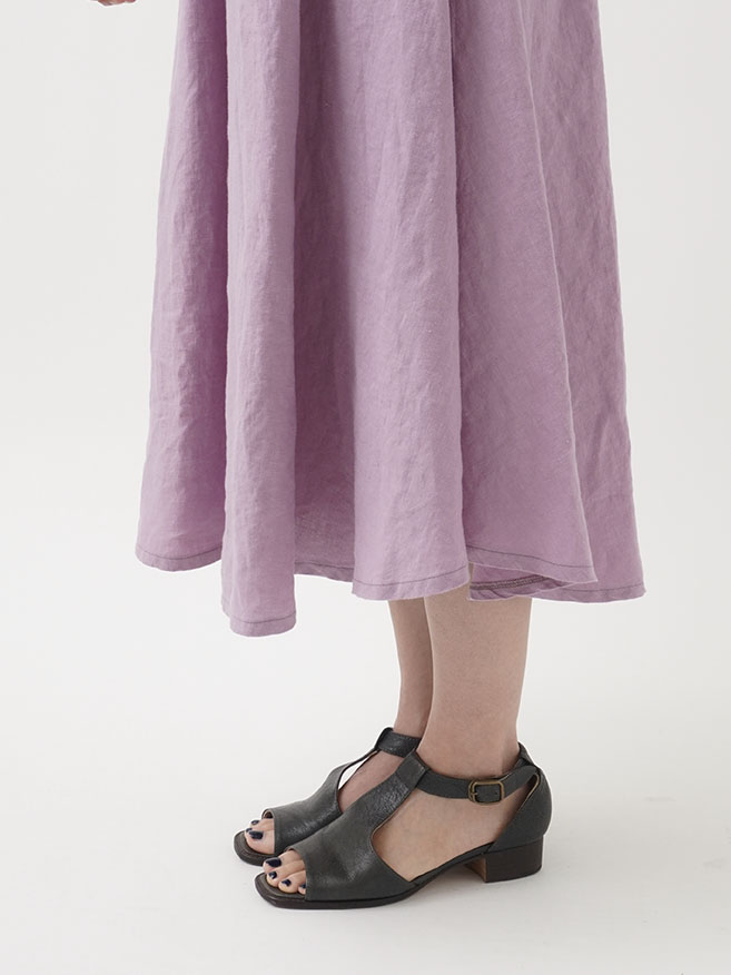 パラスパレス　リネンスカート 40／－リネン まるまるヘムスカート