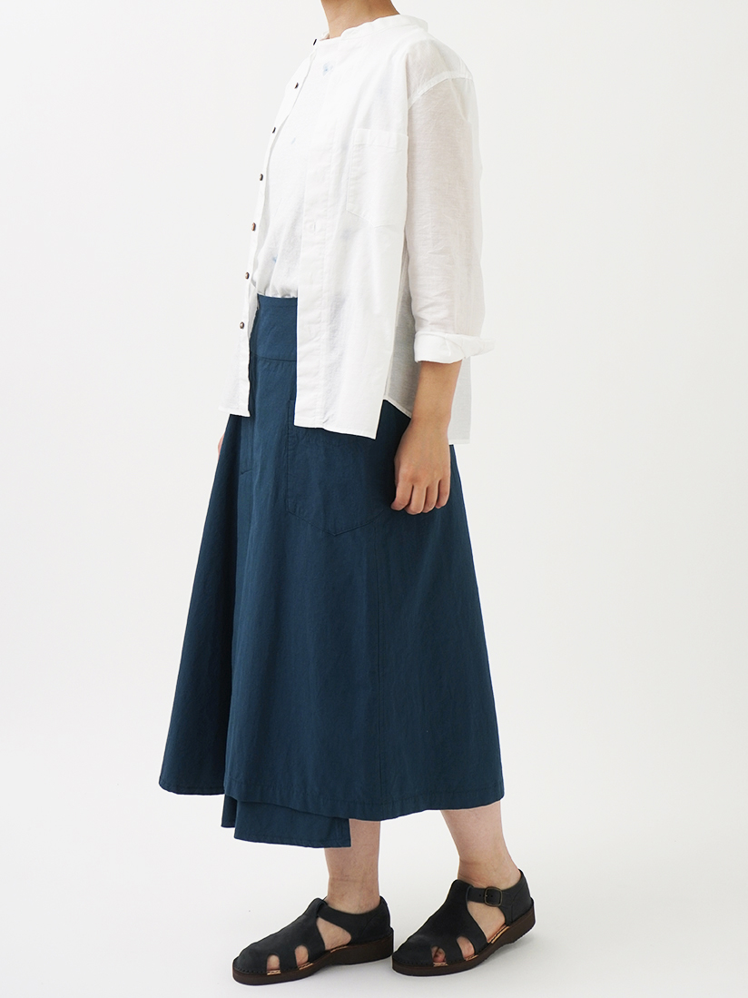 PALAVA スカート　Ada NavyWoodland 新品 セール】チェック ロングスカート（スカート）｜Ada.（エイダ