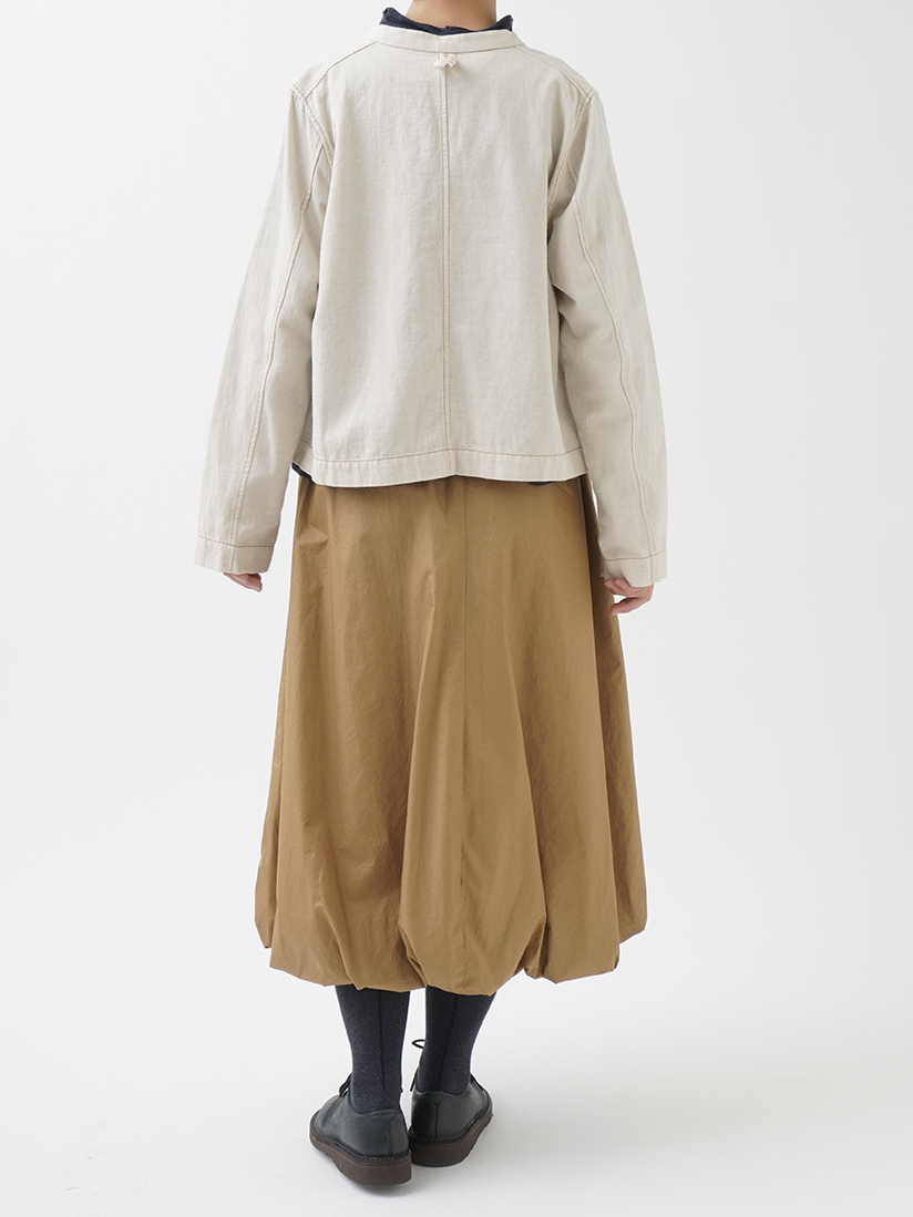 80／1HCツイルチンツ 裾バルーンフレアースカート