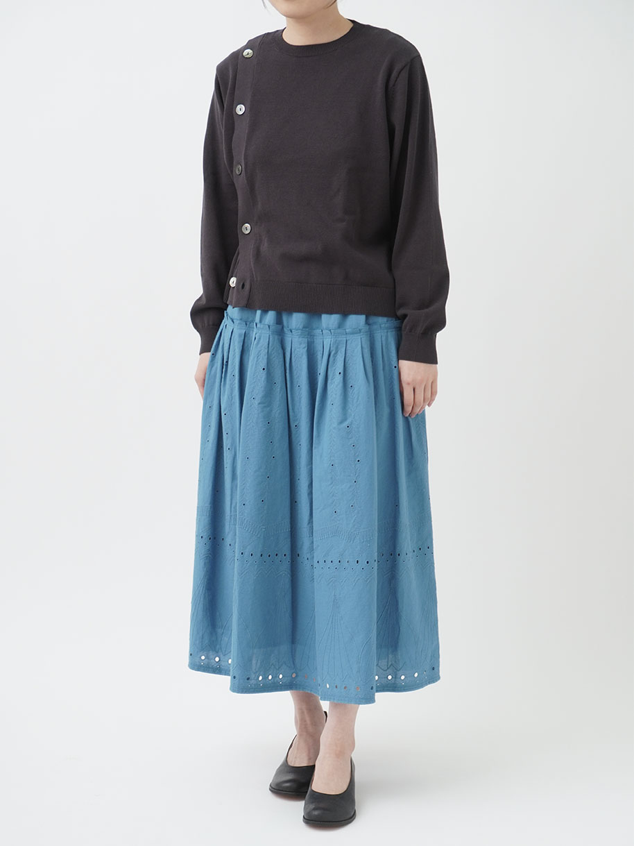 新品•未使用 グレースコンチネンタル 刺繍ギャザーレーススカート ギャザーレースロングスカート / GRACE CONTINENTAL | GRACE