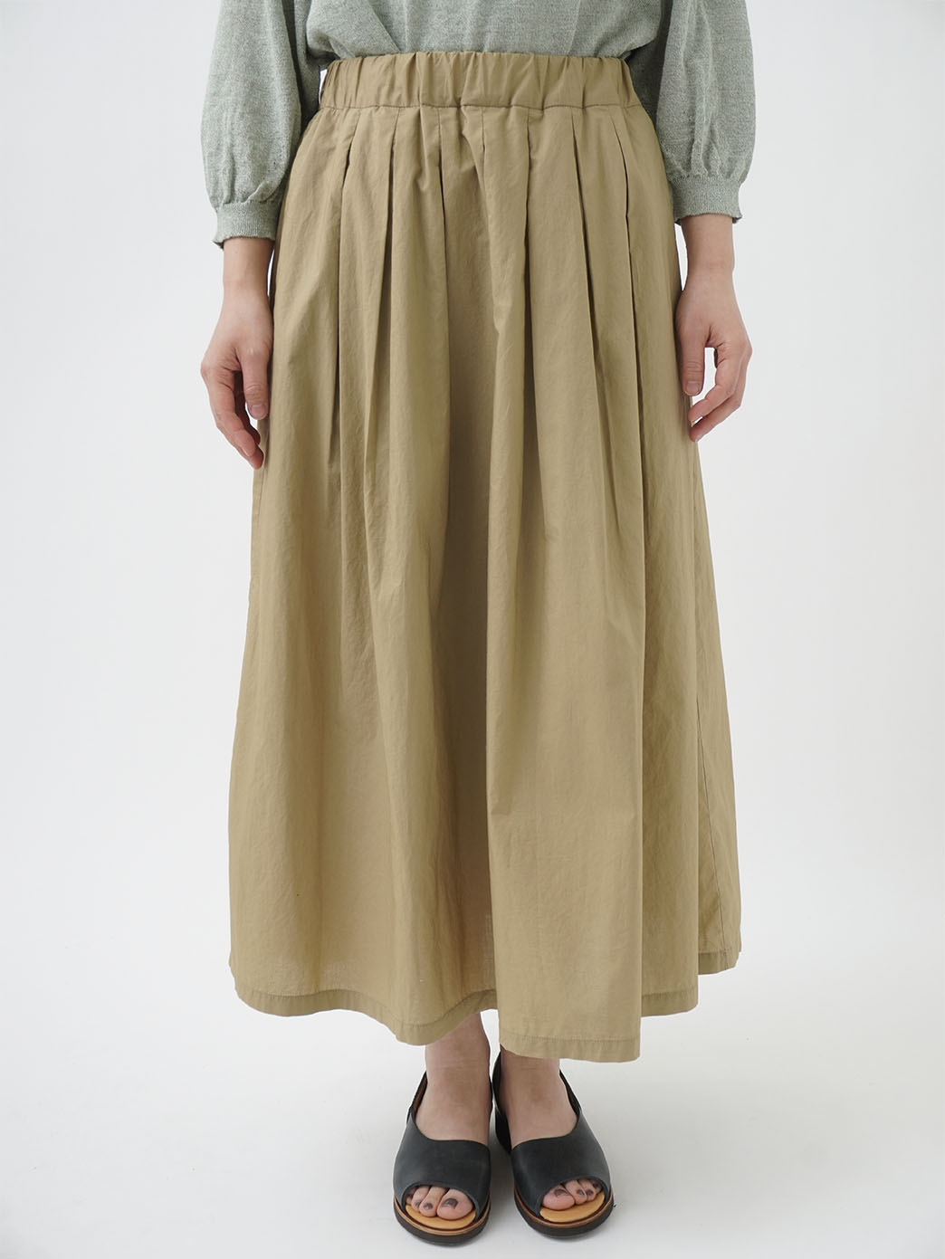 80／－タイプライター インタックギャザースカート