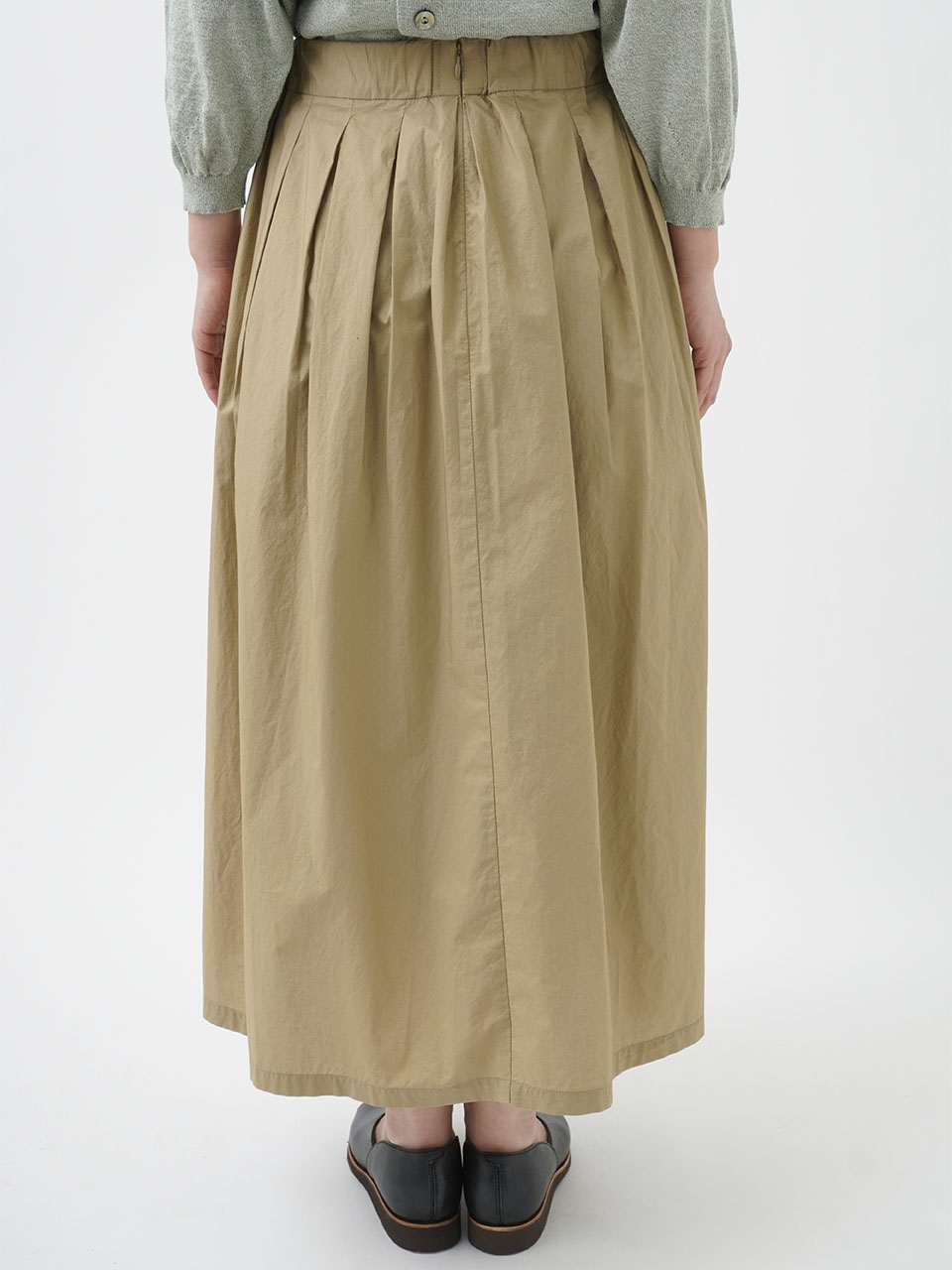 80／－タイプライター インタックギャザースカート