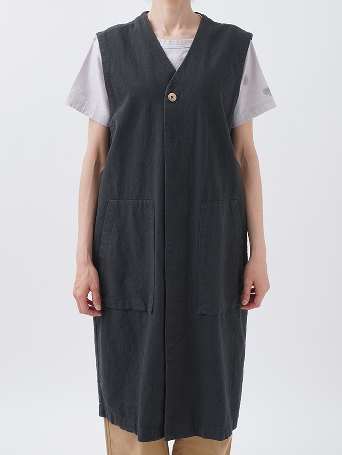 BACCAリネンコットンストライプジレ BACCA - 美品 24SS BACCA バッカ トゥモローランド シルク