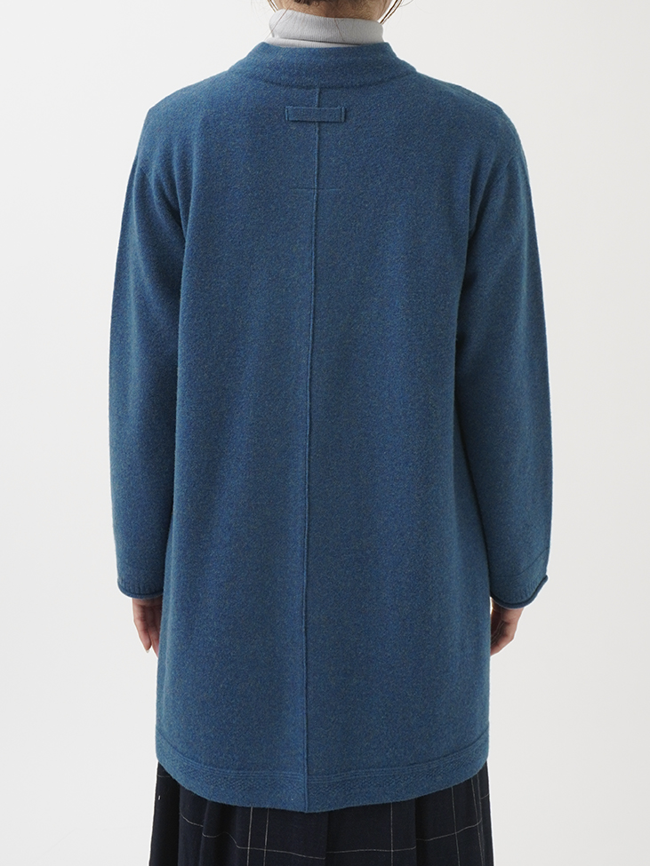 12Gラムウールボイル ロングカーディガン