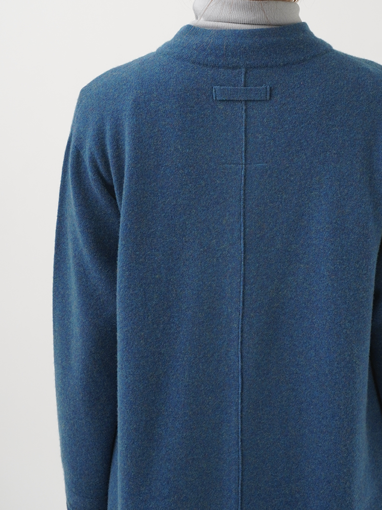 12Gラムウールボイル ロングカーディガン