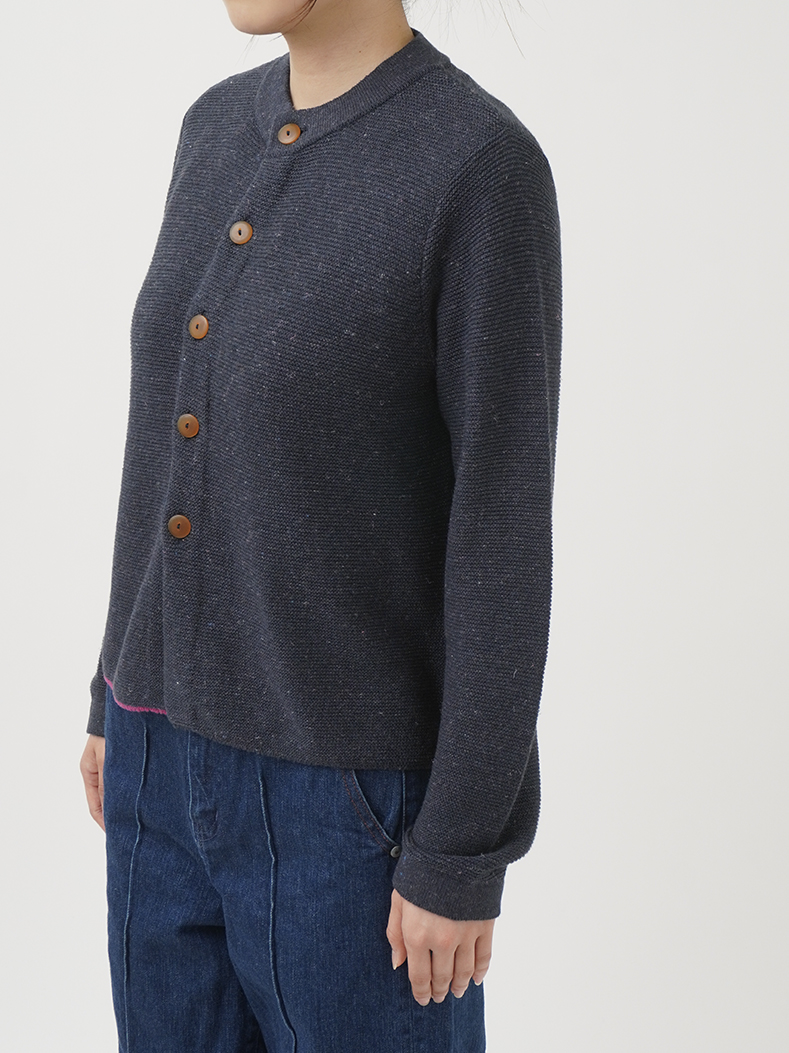 paloma wool グレーのリブ編みボタン付きカーディガン Paloma Wool / 