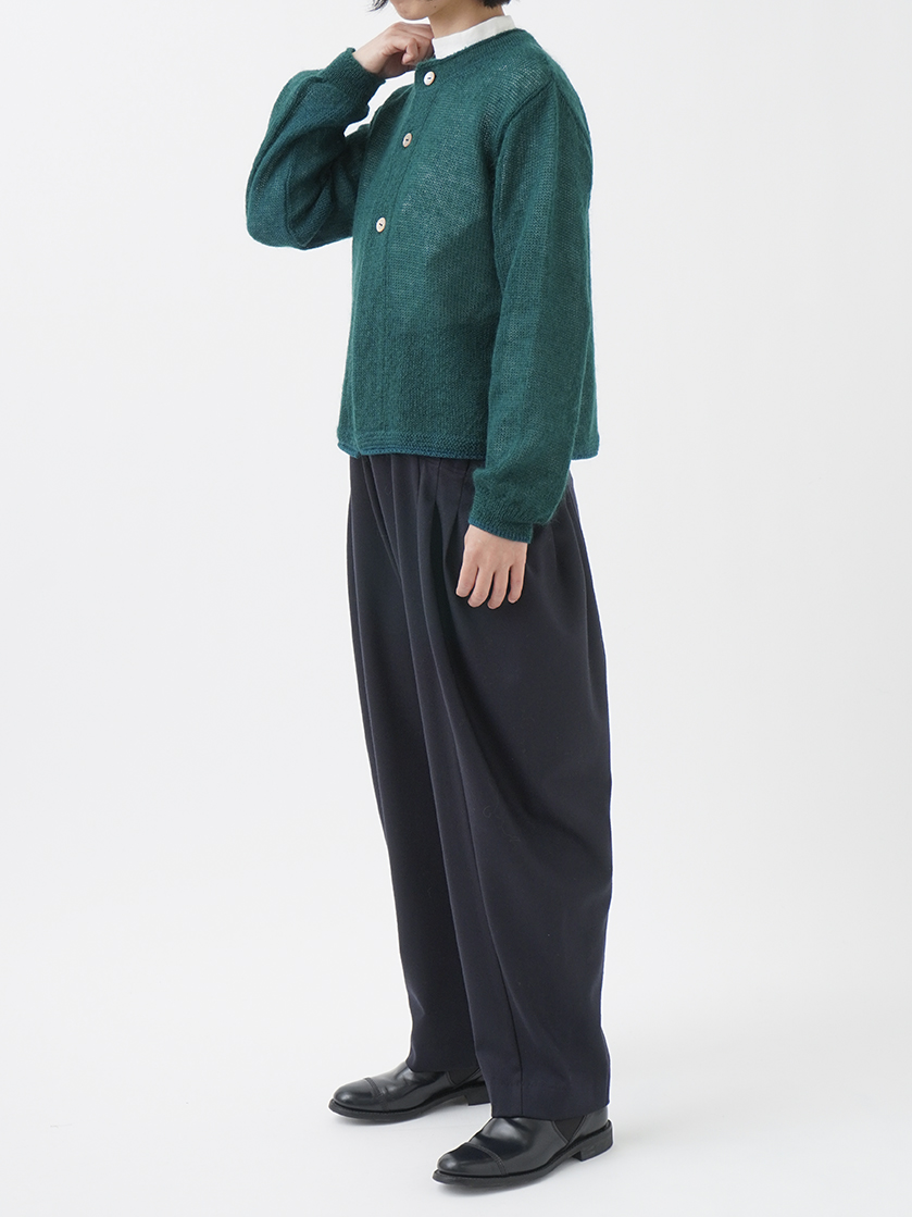 7Gモヘヤコットン 前後着られるカーディガン