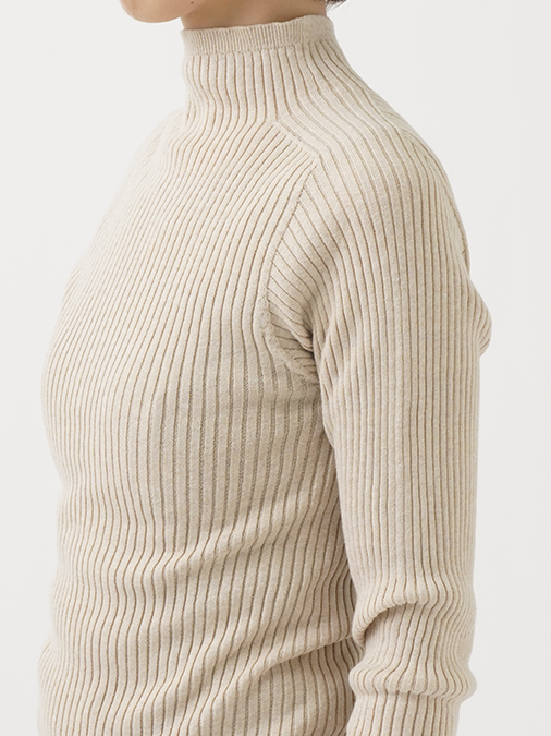 15Gコットンコーマ ハイネックプルオーバー